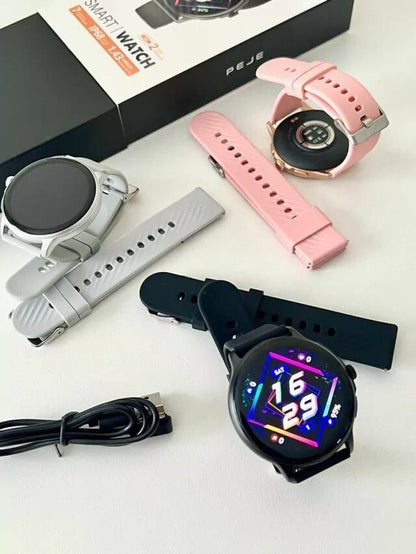 Peje ZW08 A Prova D'água Amoled Pulseira Extra