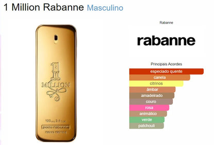 Paco Rabanne - One Million EDT 200ml - Masculino Original