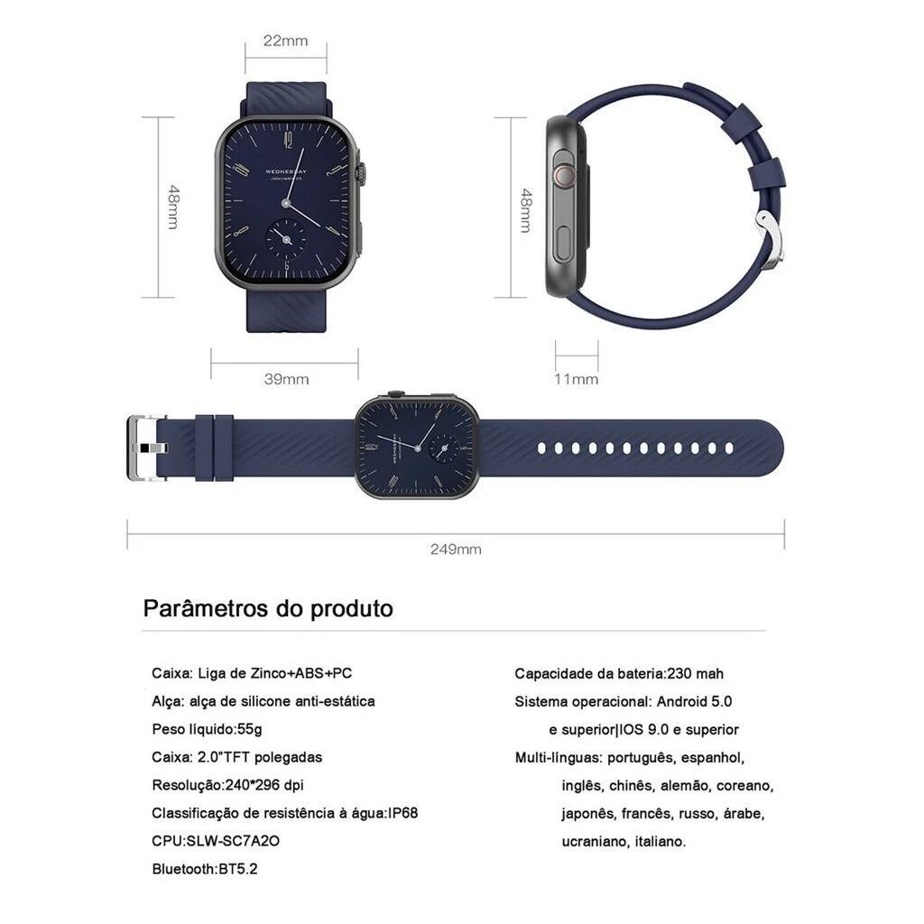 Peje ZW03 Ultra A Prova D'água Pulseira Extra