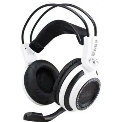 Fone De Ouvido Headset Gamer Com Microfone Branco Knup - KP-400